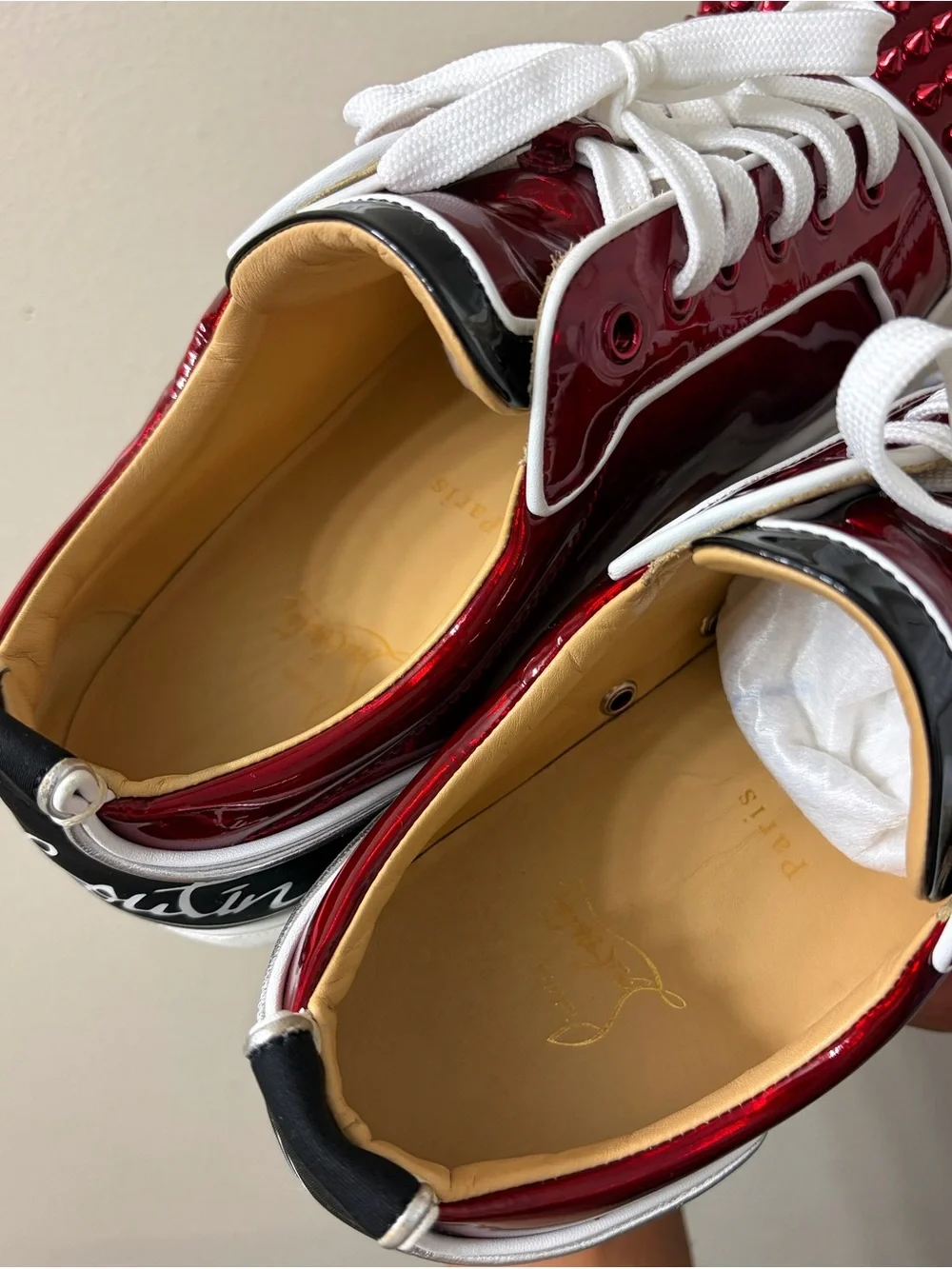 *Sold* Fun Louis Junior Spikes Flat 'Version Loubi'